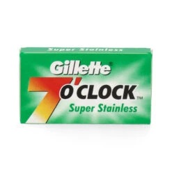 Gillette® Gillette 7 O'CLOCK Super Stainless Double Edge Rasierklingen 20x5= 10 -Dambiro Verkäufe gillette 7 oclock super stainless double edge rasierklingen 20x5 100 klingen2