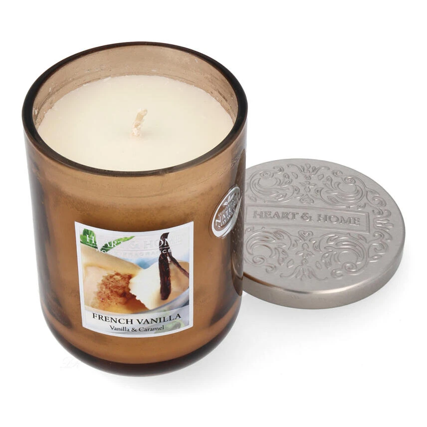Heart & Home Duftkerze French Vanilla Cupcake Grosses Glas 340 G 5 Heart & Home Duftkerze French Vanilla Cupcake Grosses Glas 340 G – Bild 3