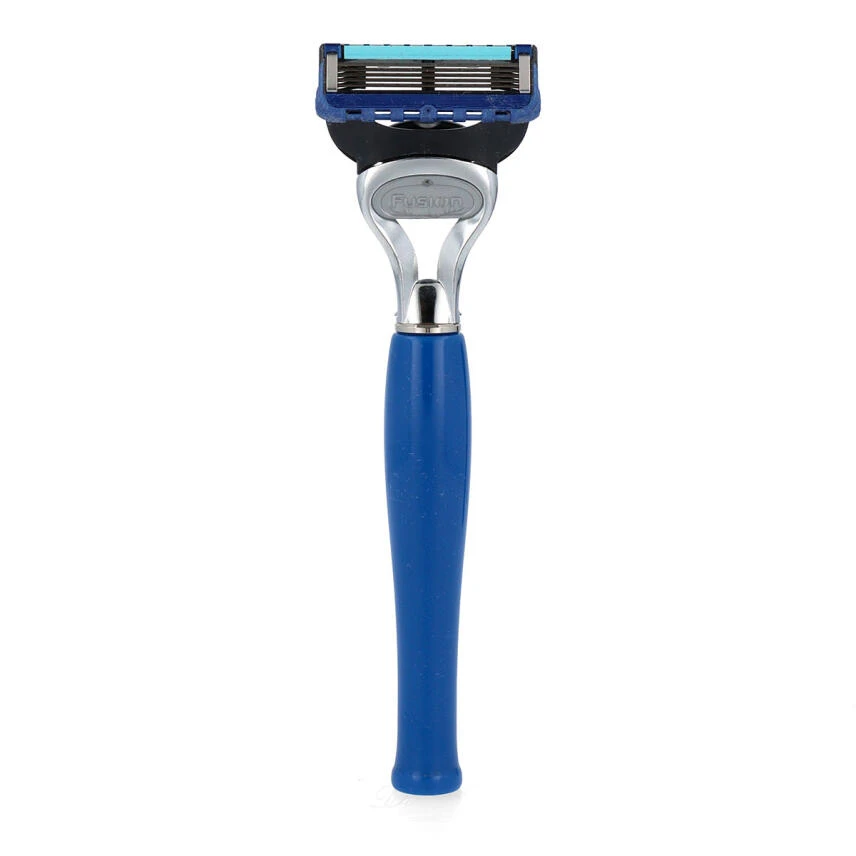 Omega Rasierset F6571.2 Pinsel Dachshaar + Rasierer Blau 7 Omega Rasierset F6571.2 Pinsel Dachshaar + Rasierer Blau – Bild 5