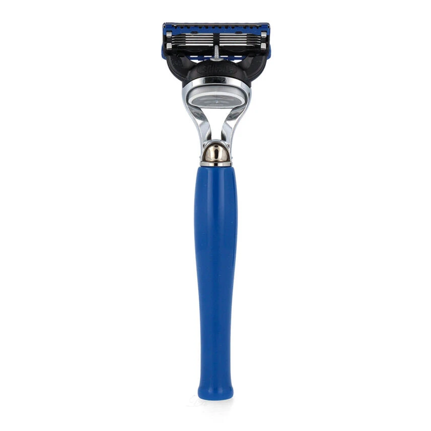 Omega Rasierset F6571.2 Pinsel Dachshaar + Rasierer Blau 9 Omega Rasierset F6571.2 Pinsel Dachshaar + Rasierer Blau – Bild 7