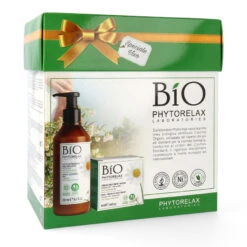 Phytorelax Bio Geschenkset Anti Aging Gesichtscreme Kamille 24h + Rei