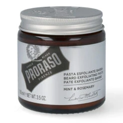 PRORASO Bart Exfoliating Paste Minze Und Rosmarin 100 Ml