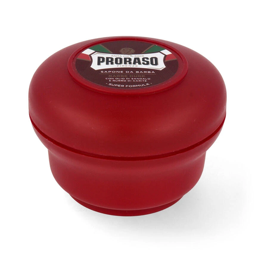 PRORASO Rasur Set Herren - Rot Mit Pre Shave + Rasierseife + Omega Pi 5 PRORASO Rasur Set Herren - Rot Mit Pre Shave + Rasierseife + Omega Pi – Bild 3