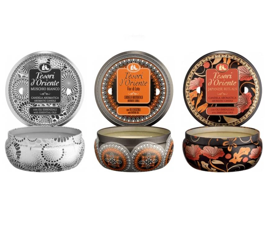 Tesori D'Oriente Dream Set Duftkerze Muschio Bianco + Fior Di Loto + 3 Tesori D'Oriente Dream Set Duftkerze Muschio Bianco + Fior Di Loto +