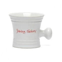 The Shave Factory Keramik Rasierschale Weiss