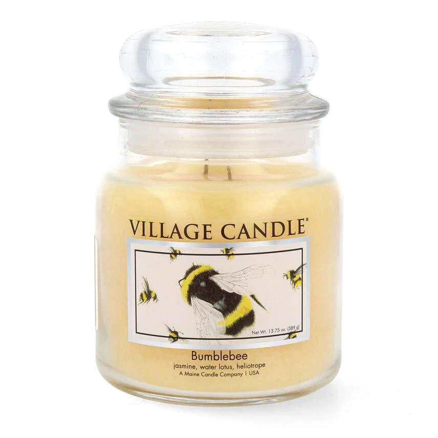 Village Candle Gardener's Friends Bumblebee Duftkerze Mittleres Glas 3 Village Candle Gardener's Friends Bumblebee Duftkerze Mittleres Glas