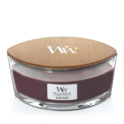 Yankee Candle WoodWick Black Cherry Ellipse Duftkerze 454 G