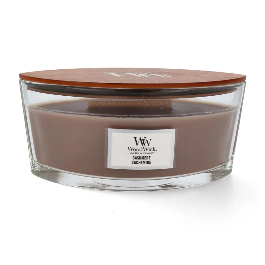 Yankee Candle WoodWick Cashmere Ellipse Duftkerze 454 G 3 Yankee Candle WoodWick Cashmere Ellipse Duftkerze 454 G