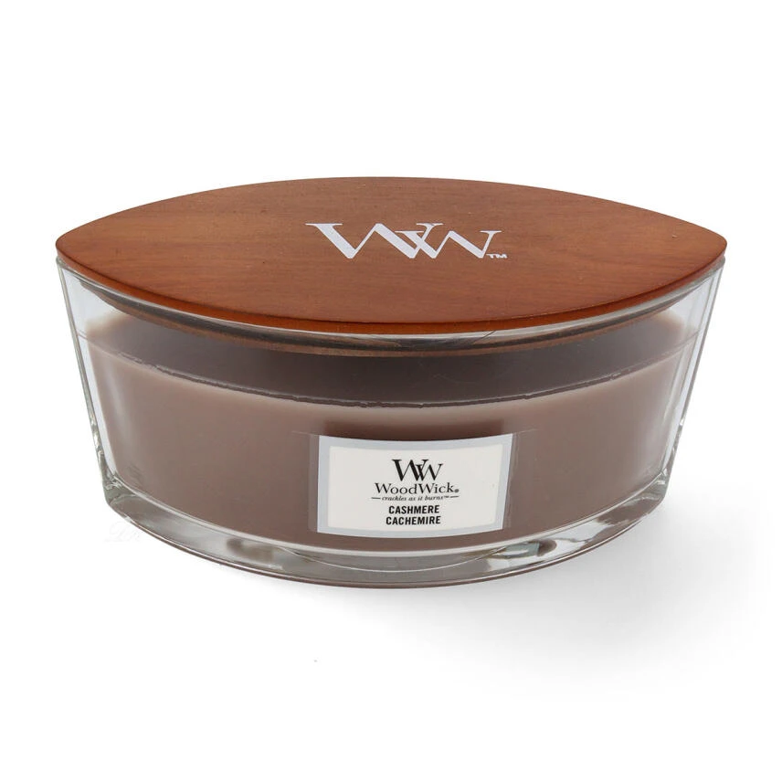 Yankee Candle WoodWick Cashmere Ellipse Duftkerze 454 G 4 Yankee Candle WoodWick Cashmere Ellipse Duftkerze 454 G – Bild 2