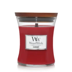 Yankee Candle WoodWick Currant Mittleres Glas Duftkerze 275 G