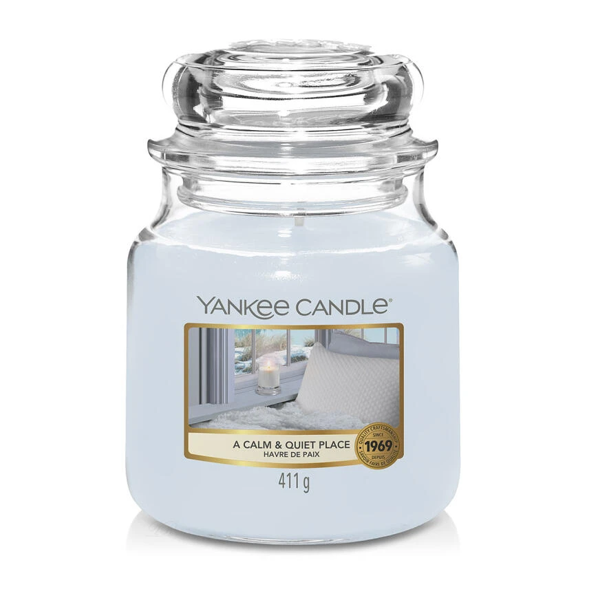 Yankee Candle A Calm And Quiet Place Duftkerze Mittleres Glas 411 G 3 Yankee Candle A Calm And Quiet Place Duftkerze Mittleres Glas 411 G