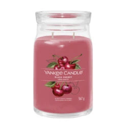 Yankee Candle Black Cherry Signature Duftkerze Großes Glas 567 G