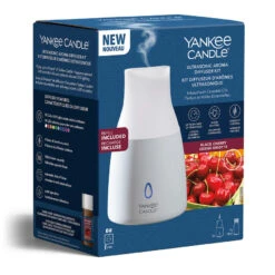 Yankee Candle Black Cherry Ultrasonic Aroma Diffuser Starter Kit -Dambiro Verkäufe yankee candle black cherry ultrasonic aroma diffuser starter kit4