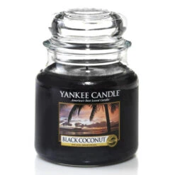 Yankee Candle Black Coconut Duftkerze Mittleres Glas 411 G